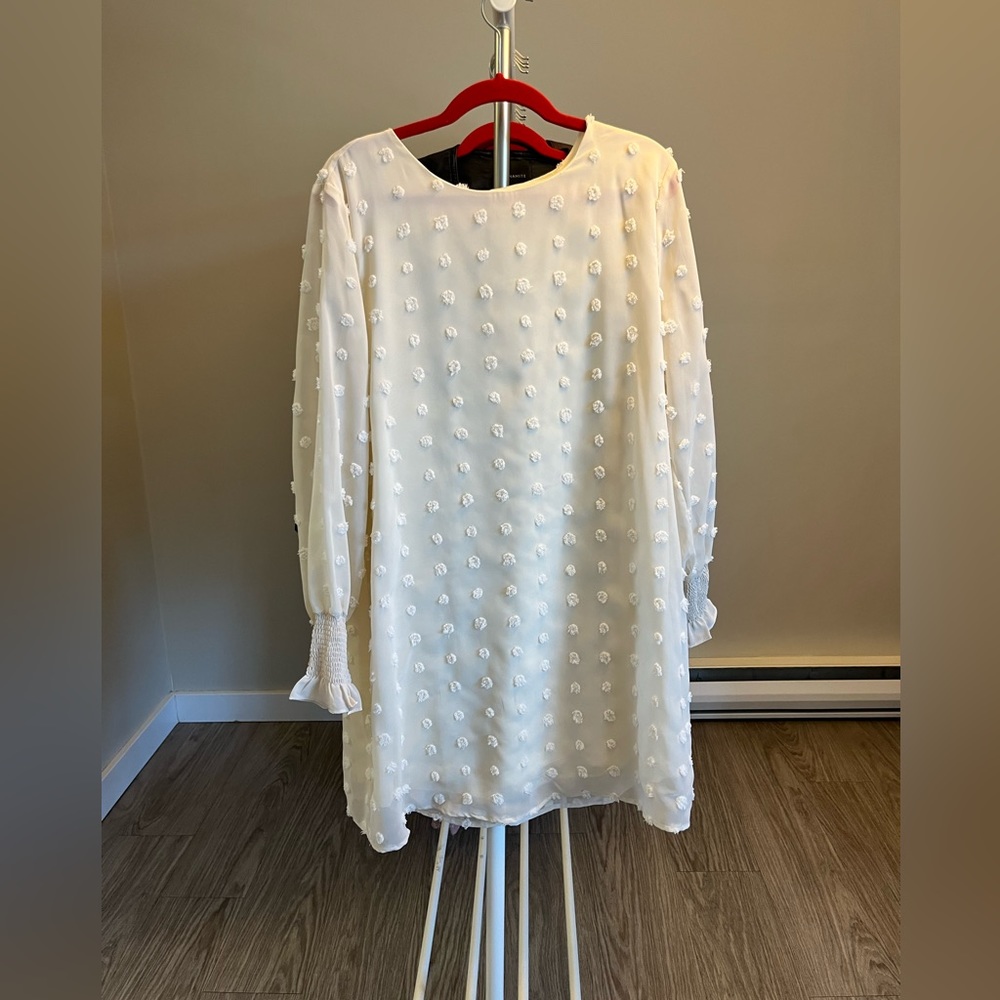 She + Sky Swiss Dot Babydoll (size M)